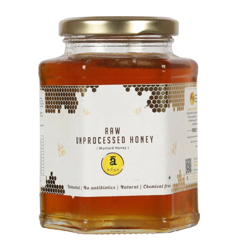 Adya Organics Cream Mustard Honey - 250ml